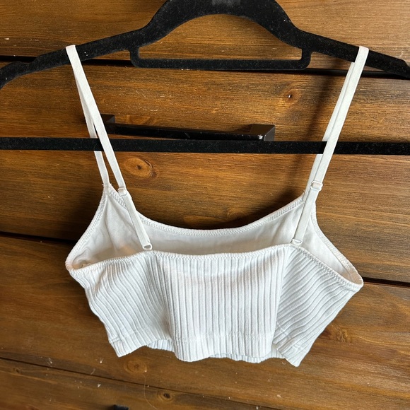 Aerie Cream Ribbed Camisole Top - Picture 3 of 3